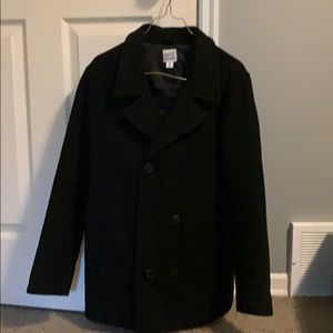 Teen wool dress coat